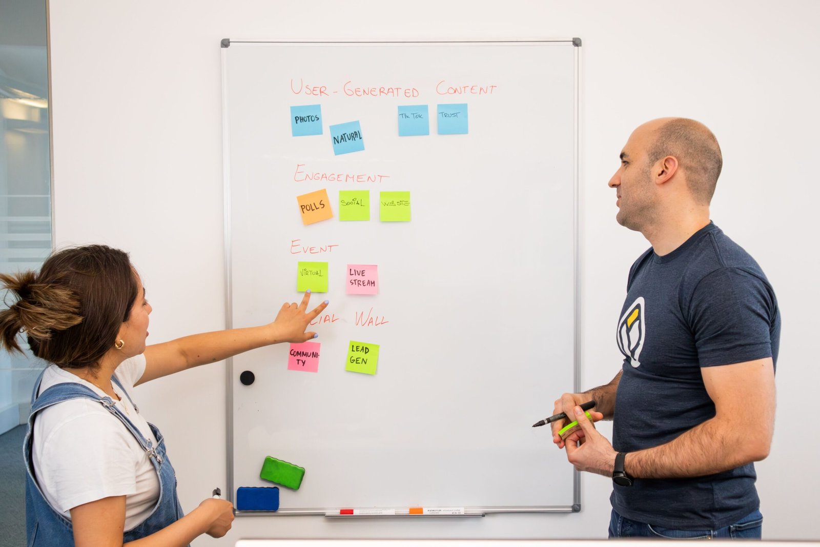 Time de atendimento organizando o SLA interno num quadro kanban